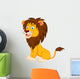 Lion cartoon Wall Decal