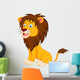 Lion cartoon Wall Decal