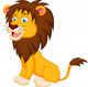 Lion cartoon Wall Decal