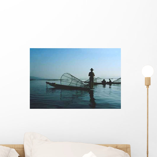 Fishermen Water Wall Decal