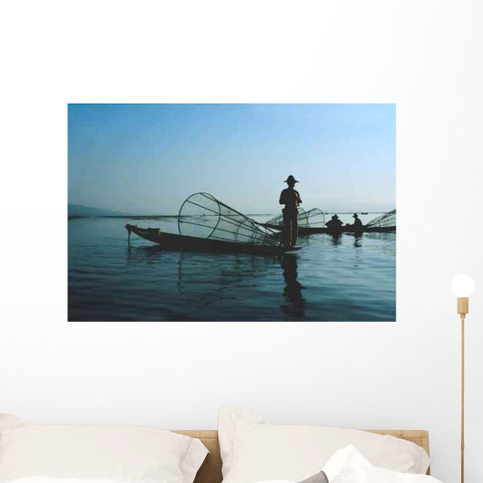Fishermen Water Wall Decal