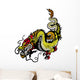 Golden Dragon Wall Decal