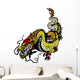 Golden Dragon Wall Decal