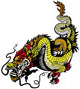 Golden Dragon Wall Decal
