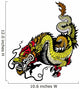 Golden Dragon Wall Decal