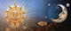Grunge Sun and Moon 