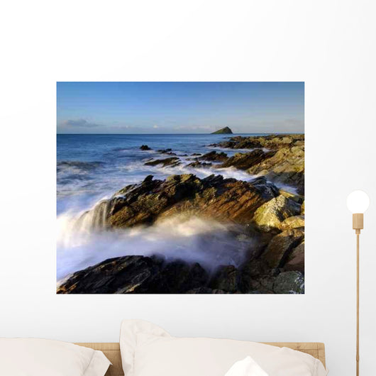 Beautiful Dawn Light Wembury Wall Decal