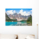 Beautiful Moraine Lake with Rocky Mountains in Alberta, Canada 