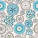 Seamless Flower Wall Decal