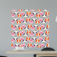 Seamless pattern with cute funny animals Wall Mural