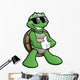 Smiling Turtle Wall Decal