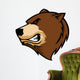 bear head Wall Decal