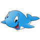 Happy Whale Wall Decal