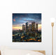 Los Angeles downtown at sunset, California 