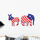 American election illustration Wall Mural