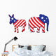 American election illustration Wall Mural