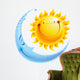 Characters Sun and Moon Wall Decal