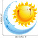 Characters Sun and Moon Wall Decal