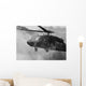 Uh-60 Blackhawk Helicopter Wall Decal