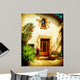 Spain, Catalonia, Barcelona. Streets of Old Mediterranean Towns 