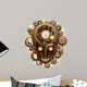 Steampunk Skull Vintage Style-Teschio Meccanismo Orologio 