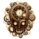 Steampunk Skull Vintage Style-Teschio Meccanismo Orologio 