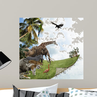 Nature Concept shown on a wall