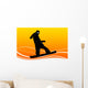 snowboarding Wall Decal