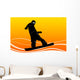 snowboarding Wall Decal