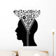 Unzipped Human Head With Cogs 