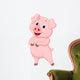 Cute Pig Posing Wall Decal