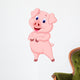 Cute Pig Posing Wall Decal