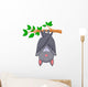 Cartoon Bat Sleeping Wall Decal
