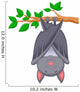 Cartoon Bat Sleeping Wall Decal