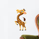 Cute giraffe cartoon Wall Decal