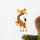 Cute giraffe cartoon Wall Decal