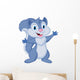 Cute Squirrel Posing Wall Decal