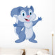 Cute Squirrel Posing Wall Decal