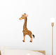 Cute giraffe cartoon Wall Decal