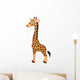 Cute giraffe cartoon Wall Decal