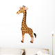 Cute giraffe cartoon Wall Decal