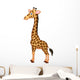 Cute giraffe cartoon Wall Decal