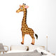 Cute giraffe cartoon Wall Decal