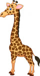Cute giraffe cartoon Wall Decal