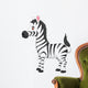 Cute zebra cartoon Wall Decal