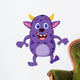 Cute monster cartoon Wall Decal