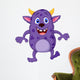 Cute monster cartoon Wall Decal