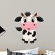 Cute cow cartoon 