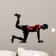 man exercising fitness workout plank position silhouette 