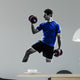 man exercising weight training silhouette 